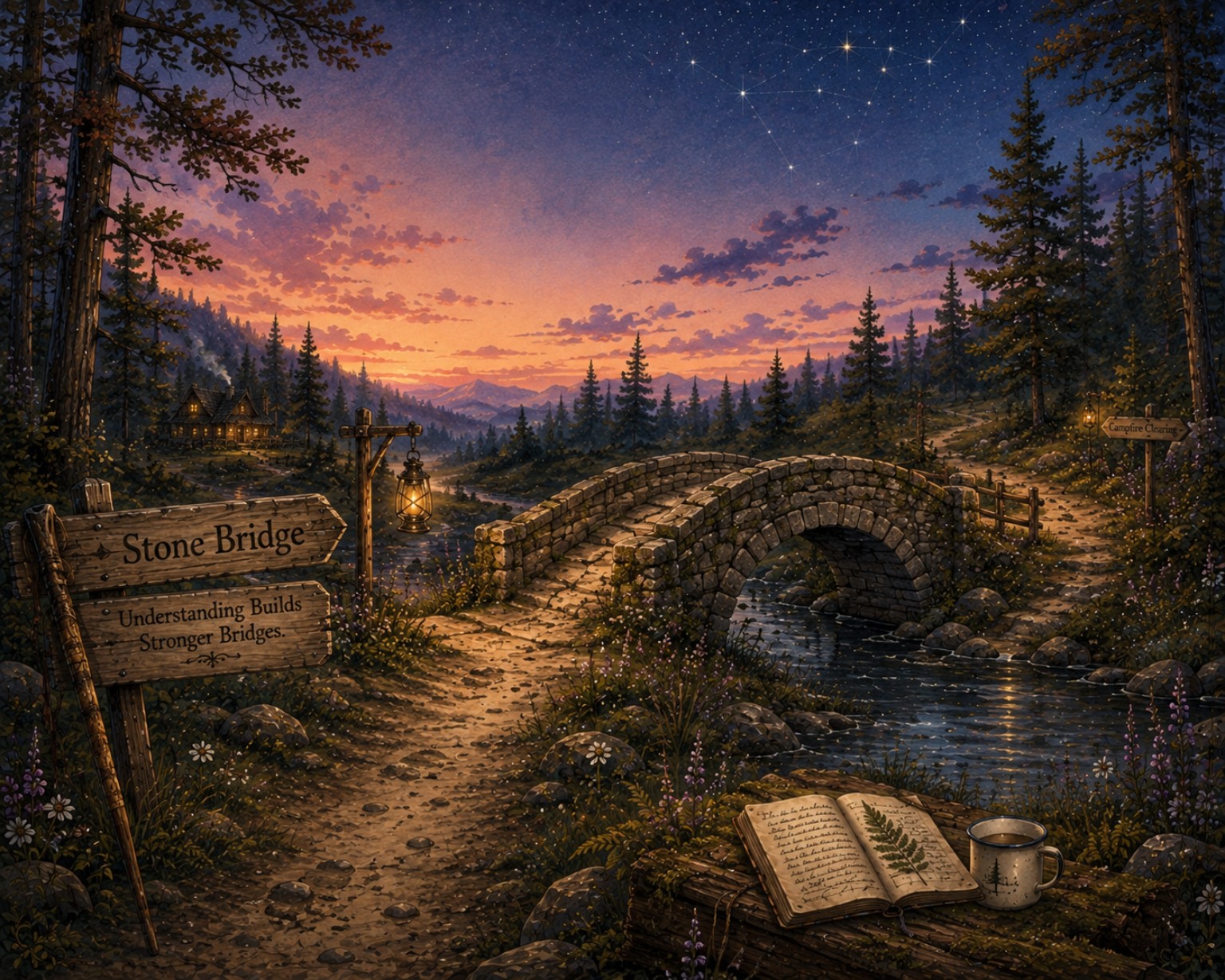 The Stone Bridge in the Stone & Sky landscape