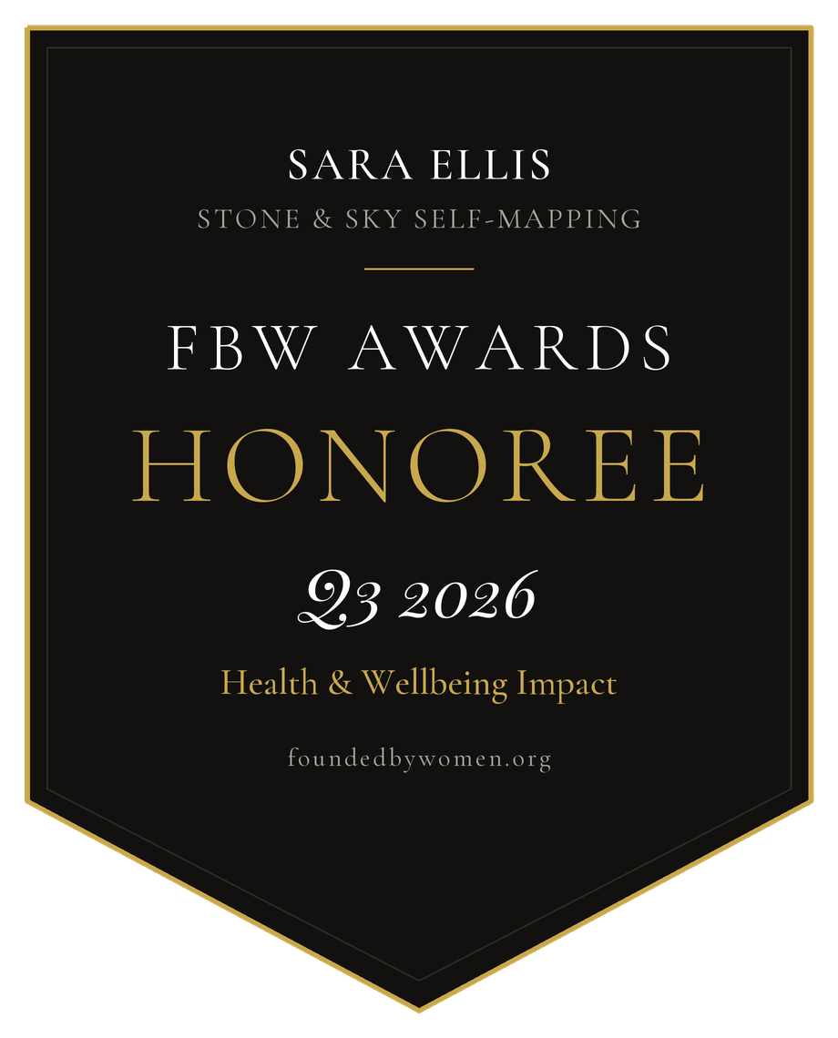 Founded by Women Q3 2026 Honoree badge for Sara Ellis, Health and Wellbeing Impact